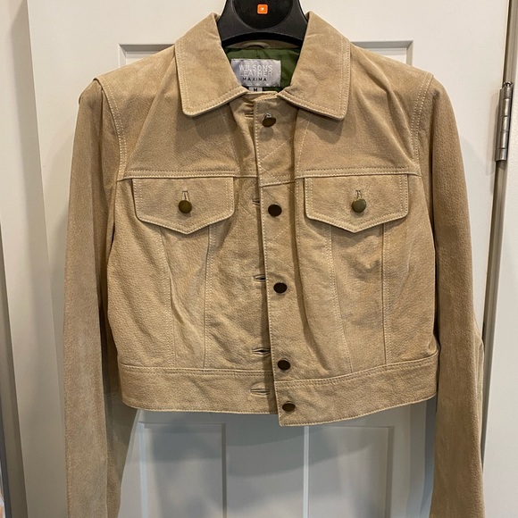 Wilsons Leather Jackets & Blazers - Wilsons Leather Cropped Jacket